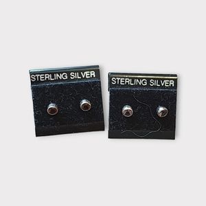 Lot of 2 sterling silver‎ earrings sets